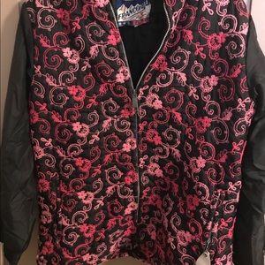 Great ski or whatever jacket pink and mauve design